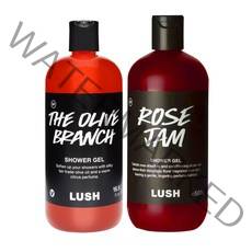 러쉬 샤워젤 바디워시 500g x 2개 골라담기 Lush Shower Gel, 더 올리브 브랜치 500g, 로즈잼 500g