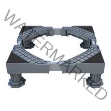 모칸도 당일발송+세탁기 받침대 이동받침대 냉장고 건조기 다용도 받침대DT-01, 1개