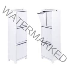 프랑코 스탠드 분리수거함3단 트윈형(60L)