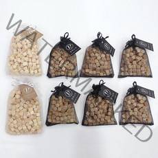 편백나무 피톤치드 주머니방향제 혼합세트(90g-2개+40g-6개 구성), (40g-블랙x6개+90g-화이트x2개)