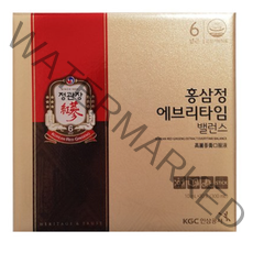 정관장 홍삼정 에브리타임 밸런스 + 쇼핑백, 10ml, 360포 12박스