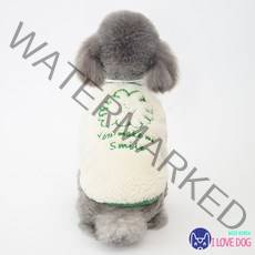 소형견 따뜻한 겨울 양털 조끼 강아지 고양이 옷 WI061DG, 아이보리