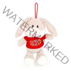 NICI 니키 러브유 티셔츠 래빗 가방 고리 15cm 인형 잡화 악세사리 러블리 봉제, 유다 1, 유다 본상품선택