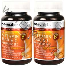 내츄럴플러스 비타민B50 앤 C 90정, 2개입