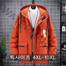 쥬엔리치 남자 빅사이즈 패딩 후드 점퍼 남자 자켓 바람막이 봄 가을 겨울 잠바 4XL-10XL