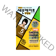 [동성제약] 세븐에이트 무향료 칼라크림 5호 진한밤색 (새치머리/백발염색용)