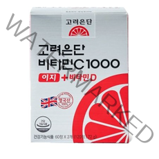 [고려은단] 비타민C1000 이지+비타민D 12개월분 (6박스 720정), 720정, 8세트