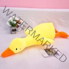 세계일주 오리 베개 침대 잠자는 휴일 선물, 70cm, 노란 오리
