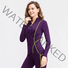 키즈 요가복 주니어 아보카도 여자 가을 겨울 기모 긴팔 요가 운동복 헬스 러닝 슬림