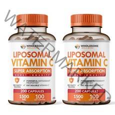 리포좀 비타민C 리포조말 비타민씨 1500mg 200캡슐 100일분, 2개