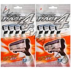 도루코 페이스4 면도기, 4개입, 2개