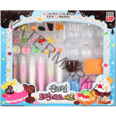 생크림 토핑데코 세트 만들기놀이 랜덤발송, 혼합색상, 1세트
