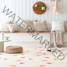 따사룸 층간소음 유아 논슬립 놀이방매트, 무직타이거