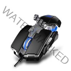 큐센 AULA LED 커스텀 게이밍 마우스 H508, 혼합색상