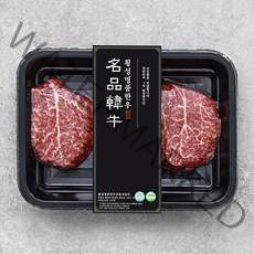 횡성한우 안심 1등급 스테이크용 (냉장), 250g, 1팩