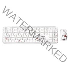 헬로키티 무선키보드 마우스 콤보 세트, 일반형, HK-RW367KM, 화이트