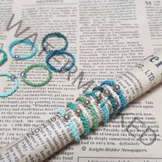 매듭반지 갯마을차차차 초록 색깔실반지 써지컬 볼 우정링 커플링 신민아 비즈