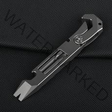 EDC 티타늄 합금 지렛대 도구 손 야외 캠핑 장비 다기능 선물 컬렉션