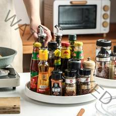 회전트레이 양념통 정리대 주방 중형 2p 세트, 중형+대형