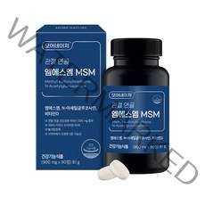 모어네이처 MSM 글루코사민 관절 연골 영양제 엠에스엠 식이유황 90정, 1박스