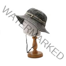 빅포유 남자 빅사이즈 캠핑모자 대두 정글모 챙모자, 워싱그레이