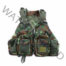 릭사다 새로운 낚시 조끼 구명, 위장 거품없이