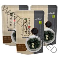 햇살빚은 생 모시떡 검정깨 350g 3팩 모시송편 냉동 모싯잎송편 명절음식 설날 추석 음식, 햇살빚은 생모시떡 검정깨 350g 3팩