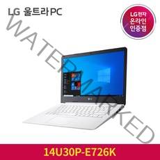 LG전자 울트라PC 14U30P-E726K, WIN10 Pro, 화이트, 192GB, 펜티엄, 4GB