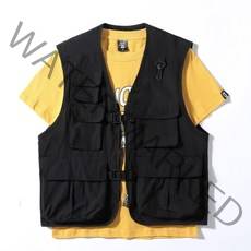 린드피싱 프리미엄 낚시 조끼 PL103, 블랙