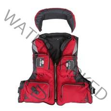 낚시 구명조끼 부력 보조복 바다 구명조끼 낚시조끼, 붉은색