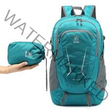 경량등산가방 소형 경량 가벼운 등산 트래킹 가방 배낭 Markroyal 45l 등반 방수 접이식 unsex 쇼핑 하이킹 사이클링 야외 여행 dropshipping, 하늘색