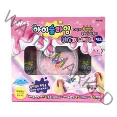 차카니샵 아모스 7000 아이슬라임 DIY 미니키트 슬라임 만들기, 핑크