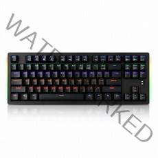 앱코 K315 텐키리스 측면 RGB 라이팅 게이밍키보드 기계식 블랙, 블랙 청축