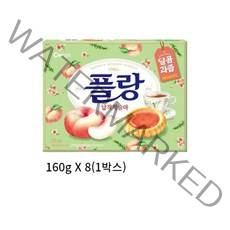 청우 플랑 납작복숭아 타르트쿠키 160g(16개입)X8(1박스)