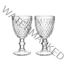 퓨어 샹그리아 빈티지 고블렛잔 320ml, 클리어, 2개