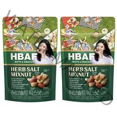 HBAF 허브솔트 믹스넛, 190g, 2개