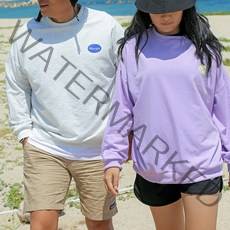 어나더드림 플로비스 오버핏 커플 시밀러룩 맨투맨