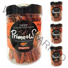 프리미요 소프트 강아지 슬라이스 통건조간식 200g, 연어맛, 4개