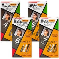 파온 세븐에이트 헤어칼라 새치염색약 크림타입 염모제 선택형 40g, 세븐에이트 5호 밤색