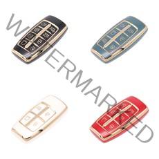 MNMJ 제네시스 키케이스 TPU소재 G70 G80 GV70 GV80 키케이스, 추가구매, 스트랩(블루그레이)