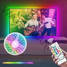 비상 루시 16색 USB 모니터 붙이는 LED RGB 간접 줄조명 2m