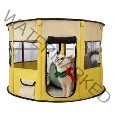 반려동물 텐트하우스 앤 분만실 SP113, 옐로우