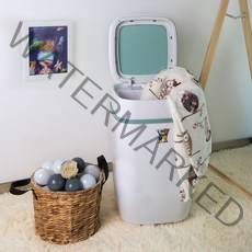 소형 세탁기 미니 단일 배럴 속옷 아기옷 양말 반자동, F