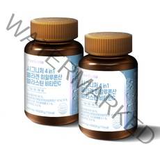 퍼펙토 시그니처 4 in 1 콜라겐 히알루론산 엘라스틴 비타민C 30g, 2개, 60정