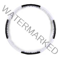 스포뱅크 웨이스트 훌라후프, 2.2kg, 검정 + 흰색