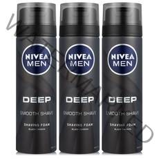 니베아 맨 딥 쉐이빙 폼, 200ml, 3개