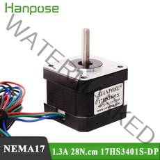 스텝밀머신 헬스장 스테퍼 1/3/5pcs/ Nema17 스테퍼 모터 17HS3401S-DP 4 리드 1.3A 28N.cm 34mm 1m 3D 프, 03 17HS3401S-DPx5PCS