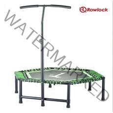 손잡이 점핑머신 가정용 성인 트램폴린 트렘폴린, 그린