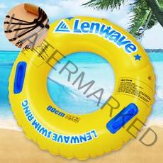 ETN 물놀이 원형 튜브 80cm + 마스크 스트랩 (랜덤) 안전손잡이 성인용 KC인증 성인 어린이, 02.01.런웨이브튜브 60CM+스트랩(랜덤)