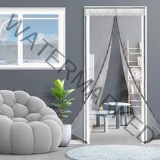 현관문 방문 창문 방풍막 방풍비닐 바람막이 방풍커튼 방한커튼, 보급형자석방풍막(100x210)